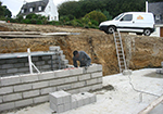 Réalisation des fondations à Mons-en-Baroeul